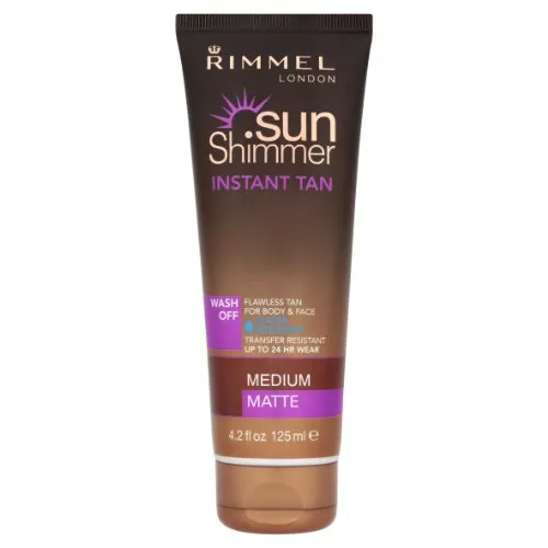 Sunshimmer Water Resistant Instant tan Wash off 125 ml