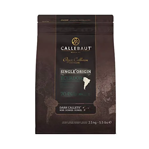 Callebaut Origine, Ecuador gocce di cioccolato fondente 2,5 kg