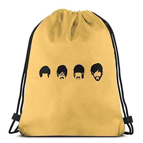 Emonye The Beatles, borsa da palestra impermeabile con coulisse, zaino sportivo per uomini, donne e ragazze, 36 x 43 cm