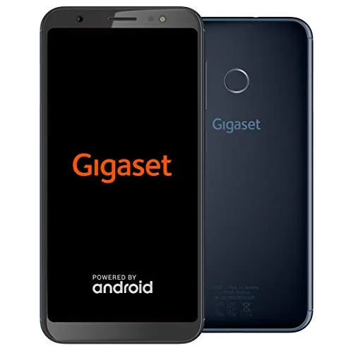 Gigaset GS185 Smartphone senza contratto (display HD+ da 5,5 pollici), 16 GB di memoria, Android 8.1, blu notte