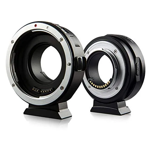 Viltrox EF-M1 auto focus Lens Mount compatibile con controllo apertura, EXIF trasmissione per Canon EOS EF/EF-S a M4/3 Olympus Panasonic fotocamera GH4 GH5 GX7 GF6 E-M5 E-M10II E-PL5