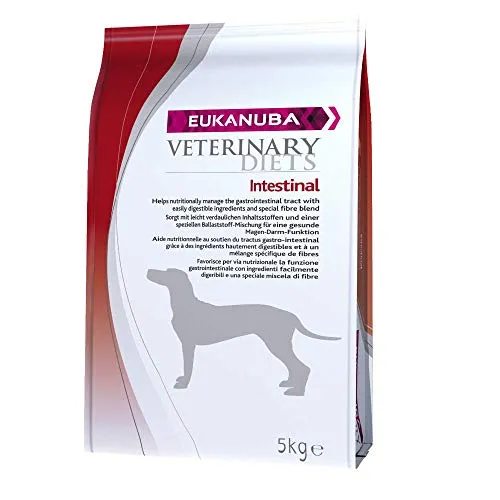 Eukanuba Veterinary Diets Intestinal cane - Cibo per cani con disturbi del tratto gastrointestinale - 5 Kg