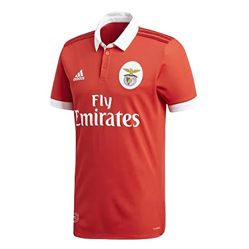 adidas Benfica 2017-2018 H JSY, Maglietta Uomo, Rosso (Ben.Ro/Bianco), M