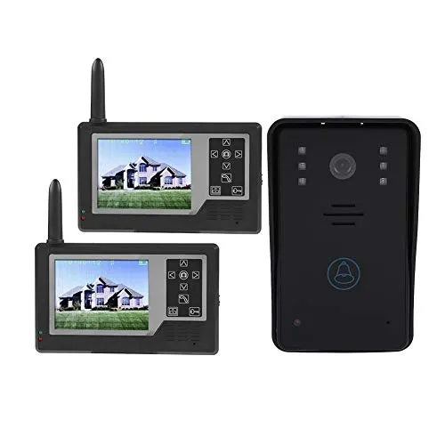 Sistema videocitofonico, citofono Senza Fili per videocitofono con Monitor Digitale LCD TFT da 3,5 Pollici, Telecamera per Esterni, Sistema di Sicurezza Completo(1 Monitor)