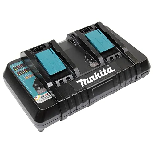 Makita Dc18Rd Caricatore Veloce Per 2 Batterie Allo Stesso Tempo 220V