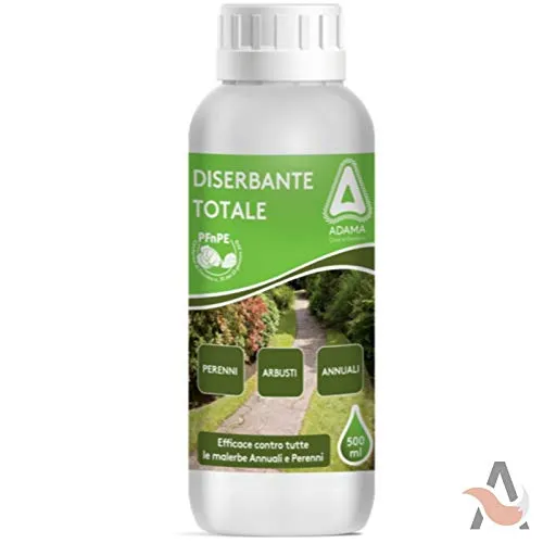 adama DISERBANTE Totale ERBICIDA GLIFOSATE SISTEMICO 1 lt (2 x 500 ml)