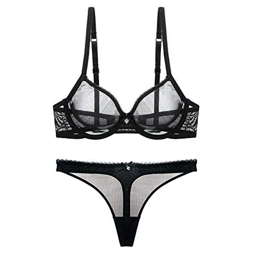 LHLHM Reggiseno Set Di Reggiseni In Pizzo A Rete