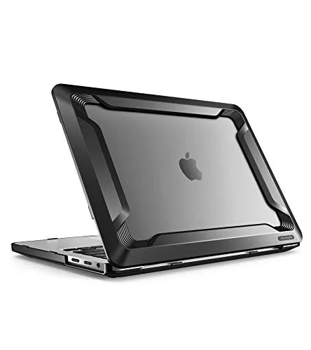 i-Blason Custodia MacBook PRO 16" 2019, Cover Rigida [Doppio Strato] AntiGraffio Rugged Case per MacBook PRO 16" 2019 A2141 con Touch Bar/Touch ID (Nero)
