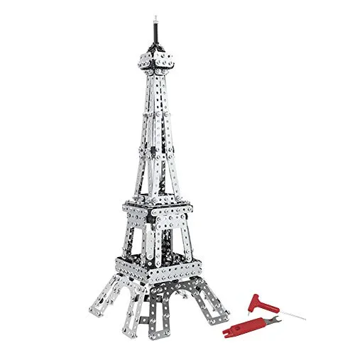 Dilwe Giocattolo 3D Puzzle Torre Eiffel E l'Empire State Building Puzzle in Metallo 3D(Torre Eiffel)