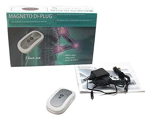 Dispositivo portatile DiPlug DP100 da magnetoterapia per accessori magnetici tessili Delfiero in bioceramica Resistex
