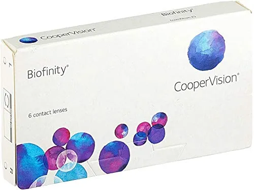 Biofinity - Lenti mensile morbide, R 8.6, D 14, 6 pezzi, Diottrie -2.50