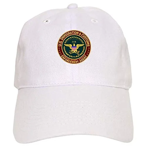 Dcocy, berretto da baseball per l’immigrazione o la dogana, con chiusura regolabile, unisex, con stampa unica