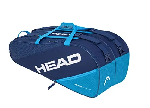 HEAD Elite 9R Supercombi, Borsa per Racchetta Unisex Adulto, Navy/Blu