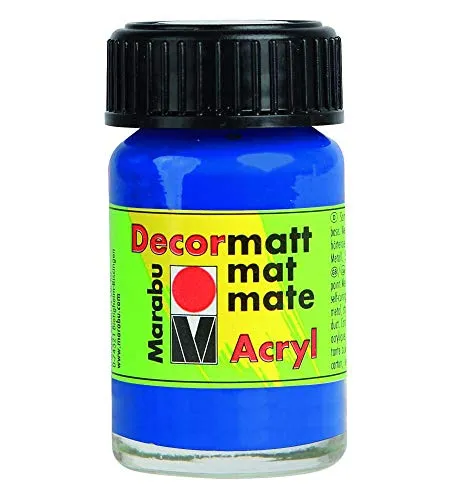 Decormatt Acryl Marabu 15 ml Blu Oltremare Scuro