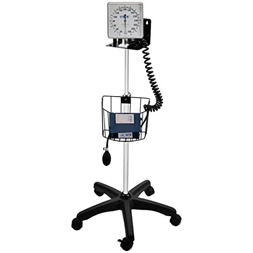 MDF® Mobile Sfigmomanometro ad aneroide della Monitor professionale per la rilevazione della pressione arteriosa (grande per adulti, adulti e Bambini) - Garanzia a vita & Programma componenti-gratuite-a-vita - Blu marina (MDF830-04)