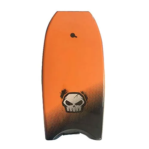 XLY Bodyboard 41'', Tavola da Surf con Cordino di Sicurezza e EPS Core IXPE Deck, Unisex Body Board per Bambini e Adulti,Arancia