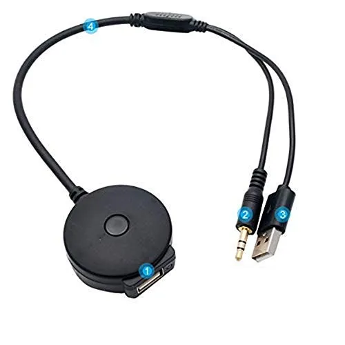 Maso Adattatore AMI MDI Mini Bluetooth 4.0 ingresso audio USB interfaccia MP3 AUX cavo adattatore per auto Audi VW