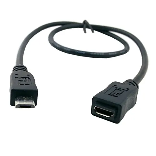 chenyang Micro USB 2.0 Tipo B 5Pin Cavo di estensione da maschio a femmina per tablet e telefono e MHL e OTG 50CM