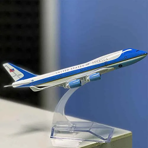 Modellino metallo pressofuso aereo collezione Air Force One Boeing 747 USA