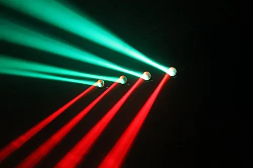Effetto luce BAR LED 4x64 Matrix RGB con lenti e controllo DMX