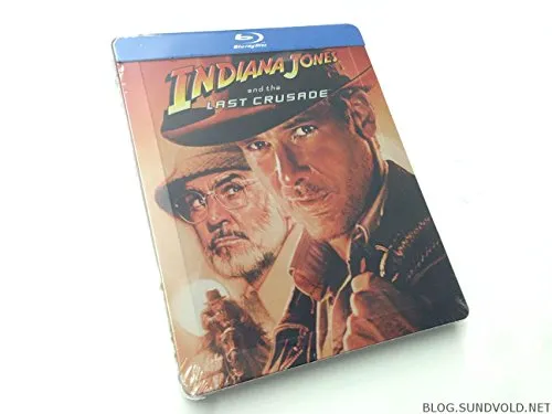 Indiana Jones and the Last Crusade Bluray Steelbook - Zavvi Exclusive [UK]