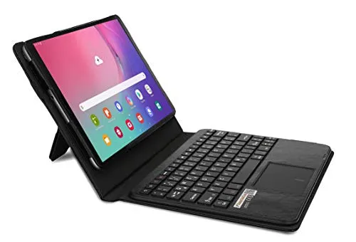 MQ per Galaxy Tab A 10.1 2019 – Tastiera Bluetooth con touchpad per Samsung Galaxy Tab A 10.1 2019 | Custodia con tastiera per Tab A 10.1 2019 LTE T515 WiFi T510 | Tastiera touchpad Tedesca QWERTZ