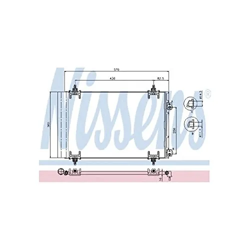 Nissens 94826 Clima condensatori