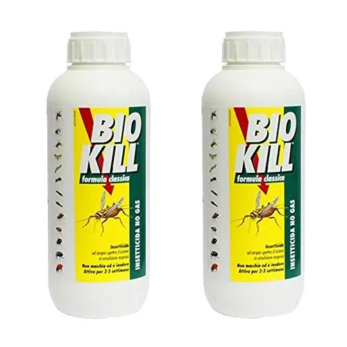 BIO KILL 2 CONFEZIONI DA LITRO BIOKILL INSETTICIDA OFFERTA SPECIALE