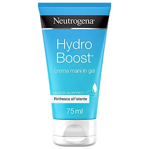 Neutrogena Hydro Boost, Crema Mani Idratante In Gel, con Acido Ialuronic - 80 Gr