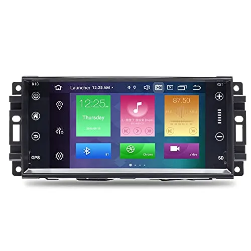 Per Jeep Wrangler JK Dodge Ram Challenger Chrysler Android 10.0 Octa Core 4GB RAM 64GB ROM 7" Autoradio Stereo GPS Multimedia Player Supporto Car Auto Play/TPMS/OBD/4G WiFi/DAB