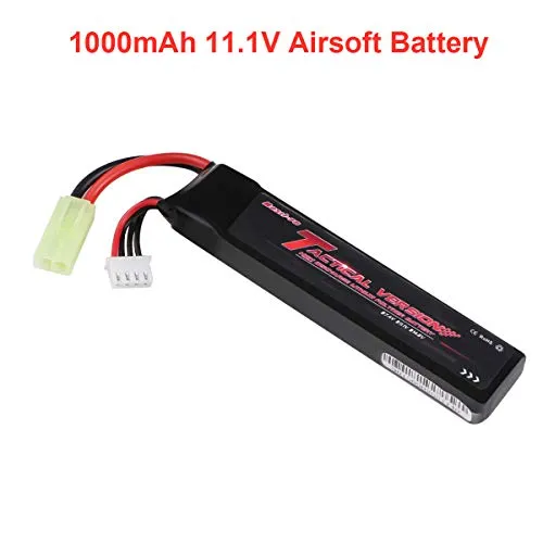 Makerfire Batteria da 1000mAh Batteria da 11,1 V LiPo Batteria da 20C 3S LiPo per Airsoft G36C, M4A1-RIS, M4A1, CAR15, MP5A5, MC51, FNP90, AUGRT, AUGM, G3A4, G36, Steyr