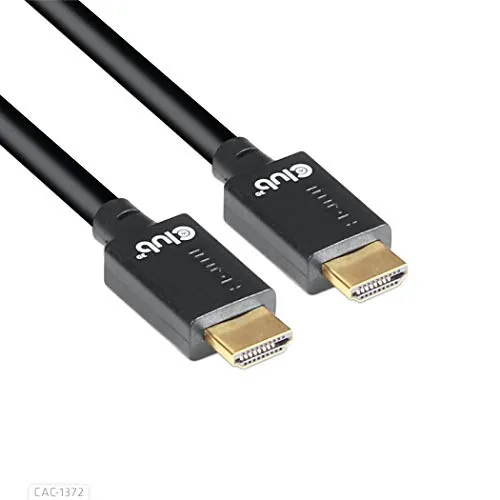 CLUB 3D CAC-1372 - Cavo HDMI ad alta velocità, 10 K, 120 Hz, colore: Nero