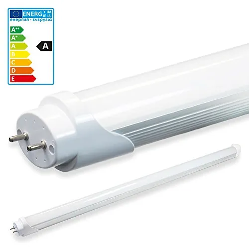 LEDVero 1x SMD Tubo/tubo LED fluorescente T8 G13 -Cover bianco opaco 90 cm, 14 W, 1400lumen- pronto per l'installazione, Colore Luce:bianco caldo