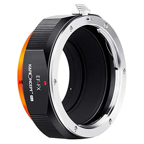 K&F Concept Lente Mount Adattatore Manuale Fuoco: Compatibile con Lente Canon EF&EF-S a Fujifilm X Corpo Fotocamera