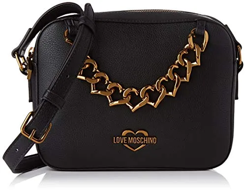 Love Moschino TPU, Borsa da Donna, Nero, Normale