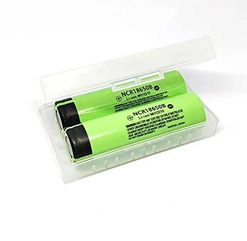 2pcs 18650 Batteria 3.7v 3400mAh Batteria Ricaricabile Alta ​capacità