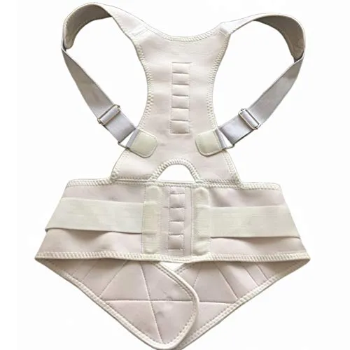 RXBGPZBBJ Correttore di Postura Cintura Posteriore in Neoprene Sportivo con Spallacci Posteriori Supporto per La Postura della Correzione Cintura di Sostegno Lombare per La Schiena Corsetti