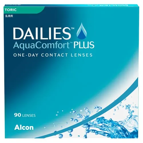 Dailies AquaComfort Plus Toric Lenti a Contatto Giornaliere, 90 Lenti, BC 8.8 mm, DIA 14.4 mm, CYL -0.75, Asse 90, -1.75 Diopt