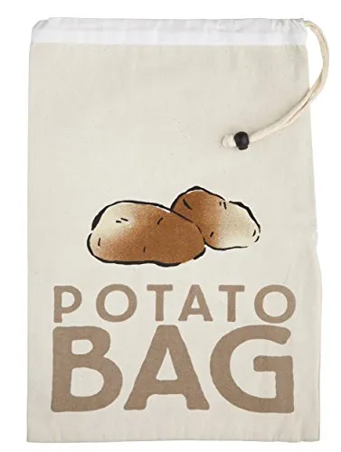 KC BLUE KCPOTBAG Borsa per Mantenere Le Patate Fresche, Bianco