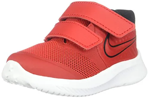 Nike Star Runner 2, Scarpe da Atletica Leggera Bambino, Multicolore University Red Black Volt 600, 22 EU