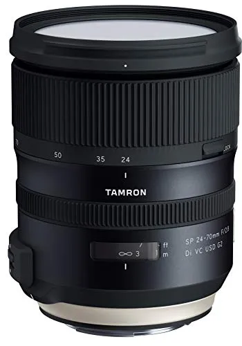 Tamron Obiettivo per Canon, 24-70mm F/2,8 Di VC USD G2, Nero