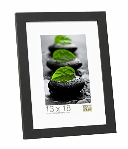 Deknudt Frames S44CF2-40.0X50.0 - Portafoto Basic in Legno/MDF, fine, 40 x 50 cm, Colore: Nero