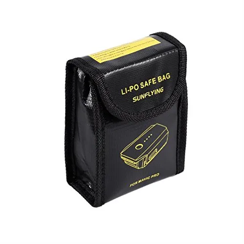 Rantow Batteria a Prova di Fuoco Safe Bag per DJI Mavic PRO Drone, Sicurezza Lipo Batteria Protegge Il Sacchetto di immagazzinaggio per DJI Mavic Batteria con Forte