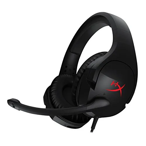 Hyperx Cloud Stinger Cuffie Gaming, Dts Headphone:X Spatial Audio, Memory Foam, Similpelle, Acciaio, Silenziamento Audio e Cancellazione del Rumore