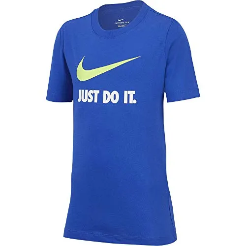 Nike B NSW Tee JDI Swoosh, Tshirt Bambino, Blu, S