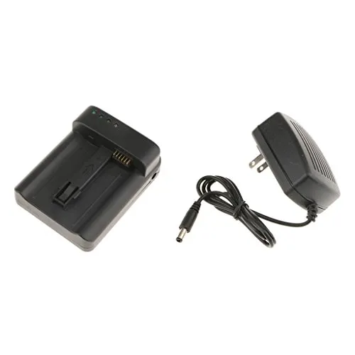 MagiDeal Carica Batteria per Nikon EN-EL4A D1X D1H Indicatore LED - Nero