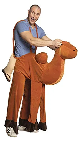 Boland Costume Peluche Cammello cavalcabile Funny Camel (Taglia Unica), Colore Marrone, 88091