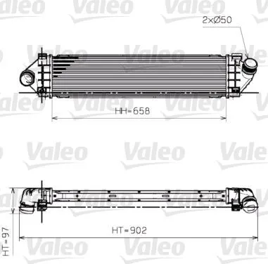 Valeo 818246 Nyko Intercooler, caricabatterie