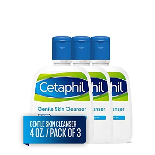 Cetaphil Gentle Skin Cleanser, 4 Ounce (Pack of 3)