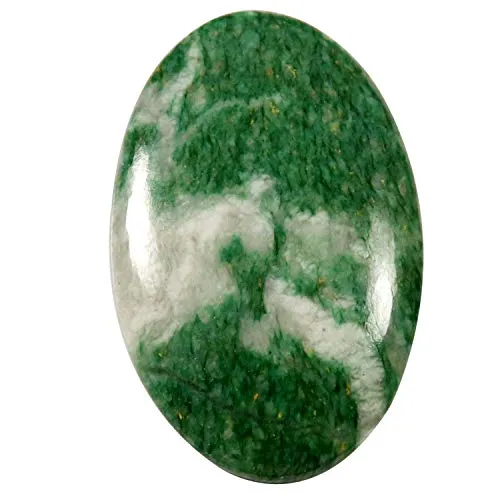Gems&JewelsHub JX92 - Pietra preziosa Ovale in Giada Verde, Taglio cabochon, 50,5 ct